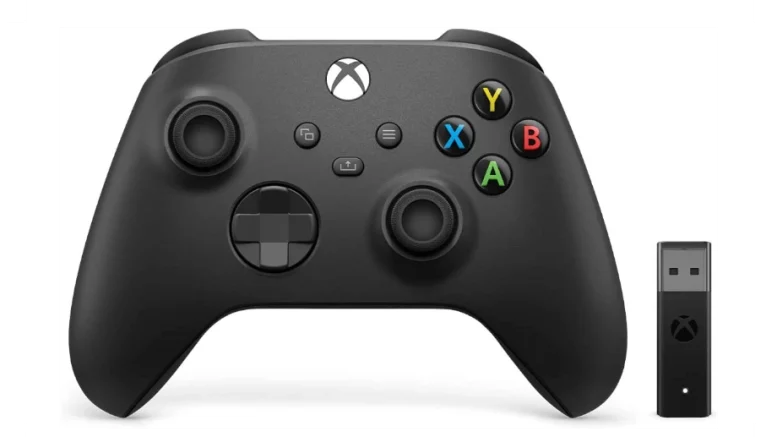 Manette Xbox avec adaptateur sans fil Windows 10